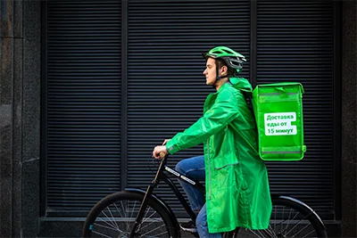 Вакансия вело-курьера в Delivery Club в Москве